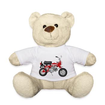 Singe Z50A DE | bonbons rouge rubis - Nounours - blanc - Devant