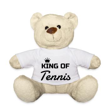 Tennis - Sport - Racket - Tennis Player - Tenis - Nounours - blanc - Devant
