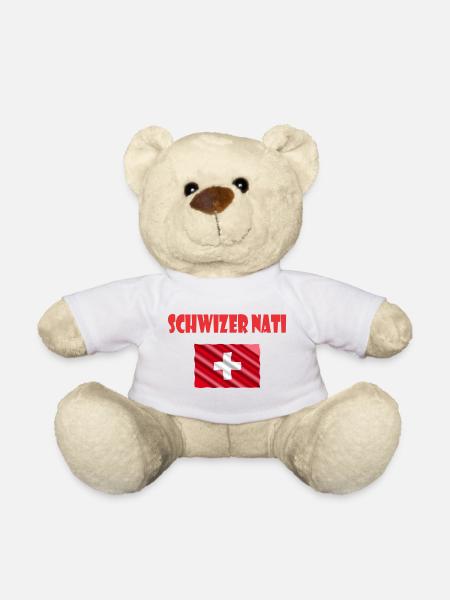 Fanartikel Schweiz Nationalmanschaft - Teddy - Weiß