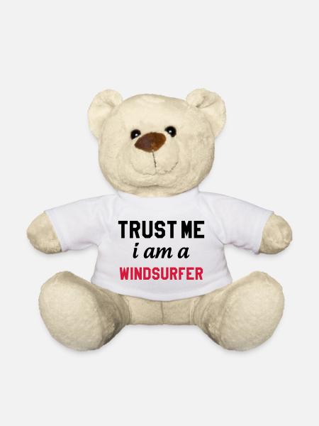 Windsurfen / Windsurfer / Windsurf / Windsurfing - Teddy - Weiß