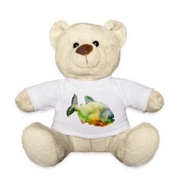 piranha - Teddy Bear - white - Front