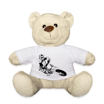 Supermoto Racing - Supermotard - Nounours - blanc - Devant