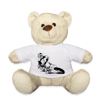 Supermoto Racing - Supermotard - Nounours - blanc - Devant
