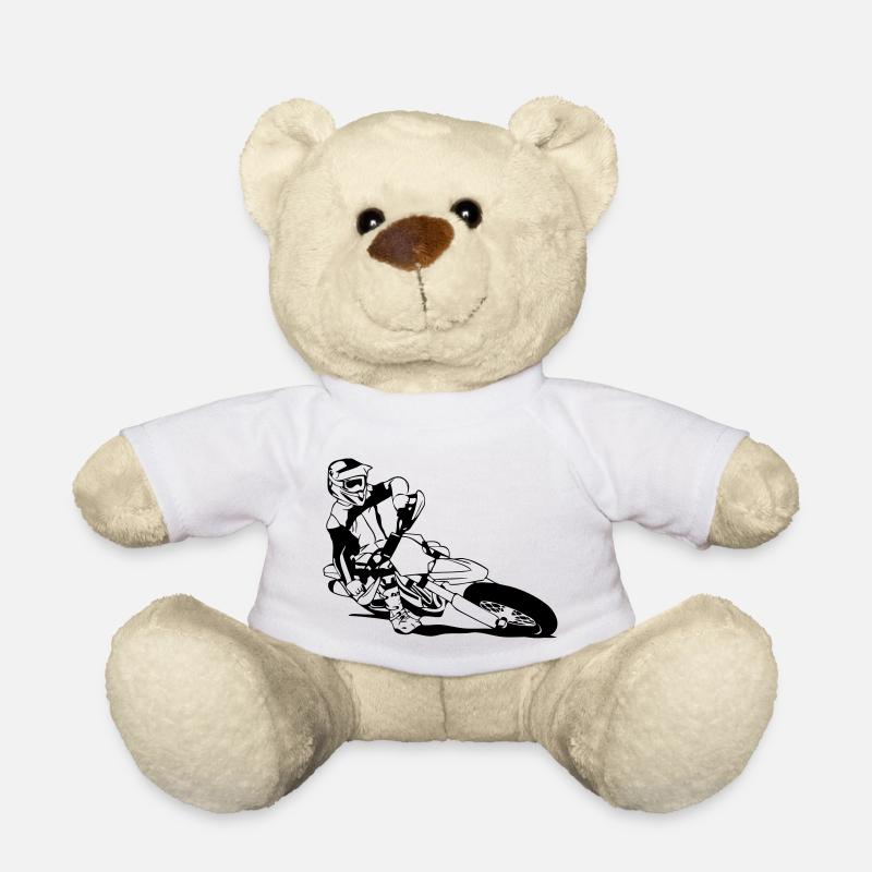 Supermoto Racing - Supermotard - Nounours - blanc