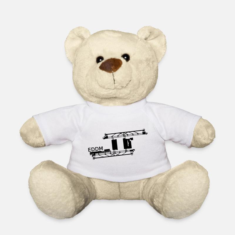 EDDM / MUC - Aéroport de Munich - Nounours - blanc