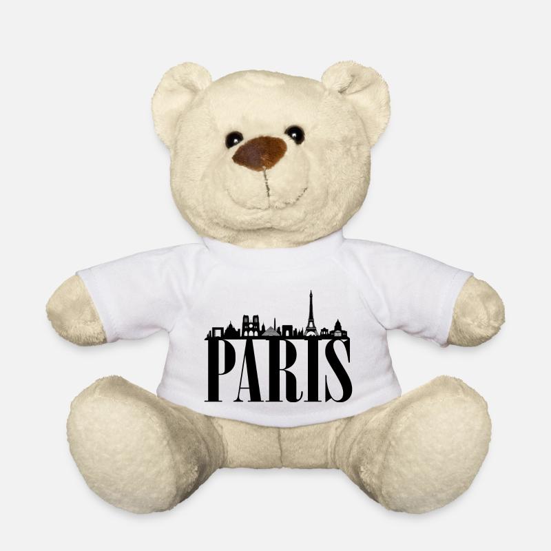 Paris - Teddy Bear - white