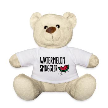 Watermelon smuggler - Nounours - blanc - Devant