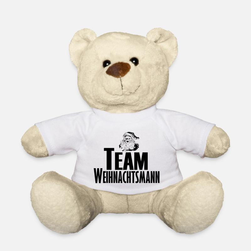 Team Weihnachtsmann - Teddy - Weiß