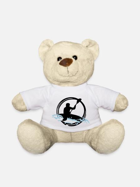 whitewater kayaking - Teddy Bear - white