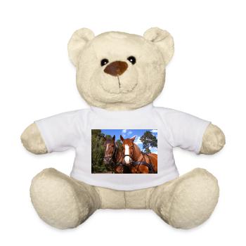 Horses team - Teddy Bear - white - Front
