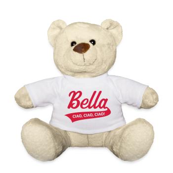 Bella - Ciao, Ciao, Ciao (Italy farewell party) - Teddy Bear - white - Front