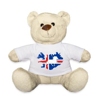 Icelandic horse - Teddy Bear - white - Front
