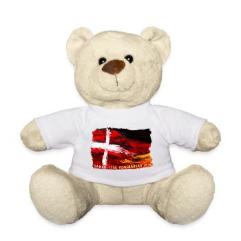 dansk tysk venskab - Deutsch dänische Freundschaft - Teddy - Weiß - Vorne