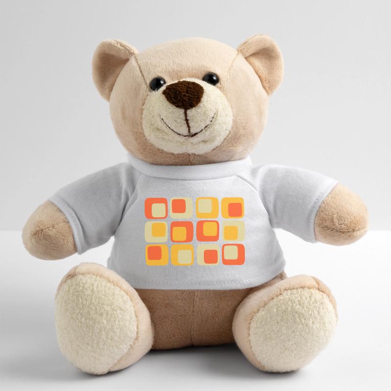 70s Pattern Teddy Bear