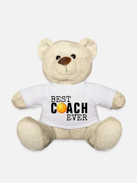 BEST COACH EVER - VOLLEY-BALL - ENTRAÎNEUR - TRAINING - Nounours - blanc