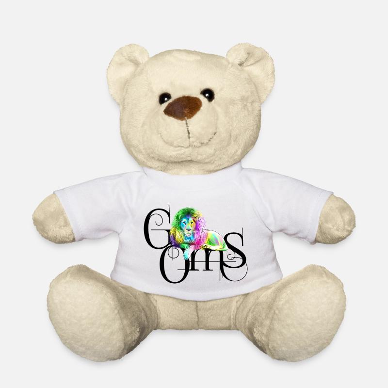 Löwe - Teddy - Weiß