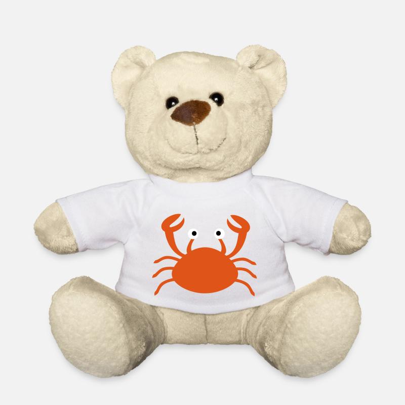 Crab - Teddy Bear - white