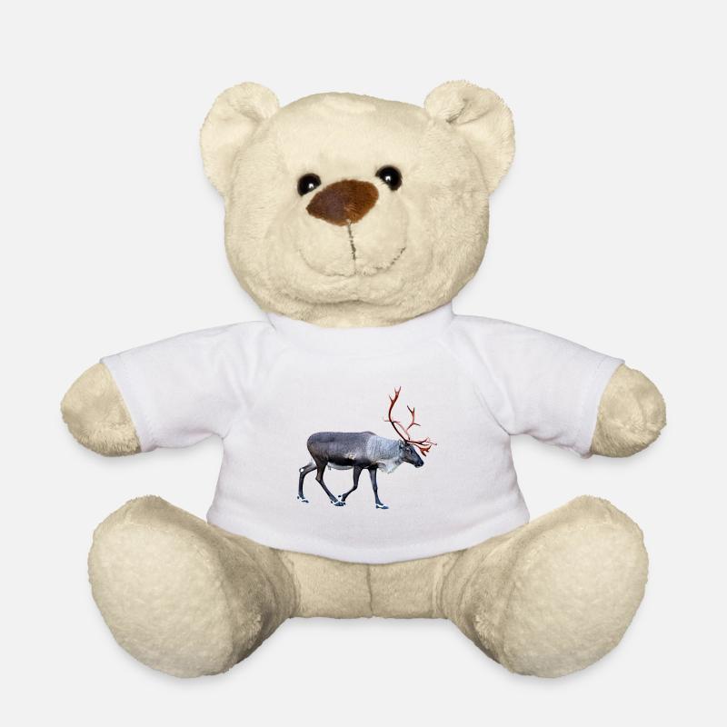 Rentier - Teddy - Weiß