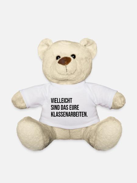 Vielleicht sind das eure Klassenarbeiten - Teddy - Weiß