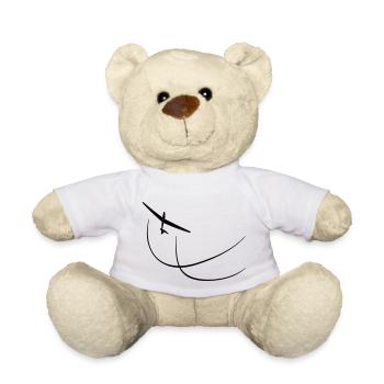planeur de voltige planeur planeur pilote de planeur volant - Nounours - blanc - Devant