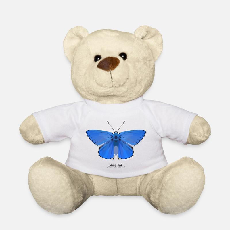 Adonis Bleu - Nounours - blanc