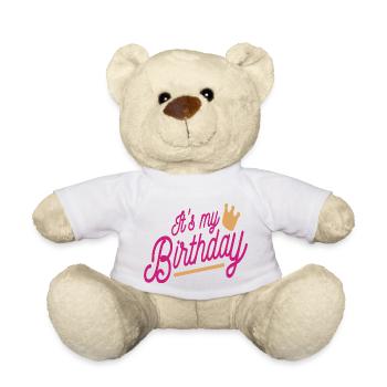 Mon anniversaire - Nounours - blanc - Devant