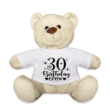 30th Birthday Crew - Teddy - Weiß - Vorne
