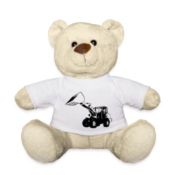 Chargeuse sur pneus - Nounours - blanc - Devant