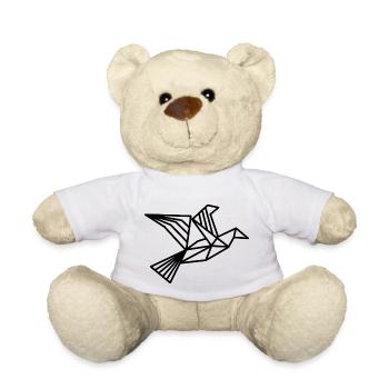 Vogel Geometry Lines - Teddy Bear - white - Front