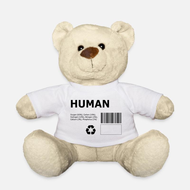 Mensch - Teddy - Weiß