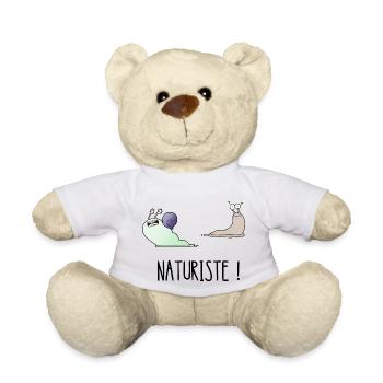 naturiste - Nounours - blanc - Devant
