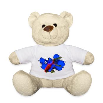 wassertiere, schleierschwanz Goldfisch - Teddy - Weiß - Vorne