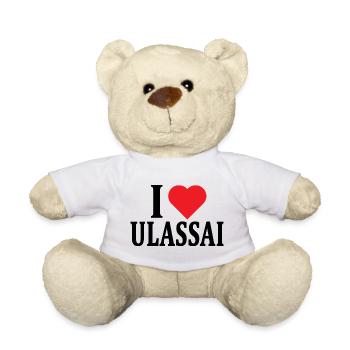 T-shirt I love Ulassai t-shirt Sardinia - Teddy Bear - white - Front