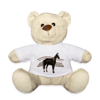 Pferd - Teddy - Weiß - Vorne