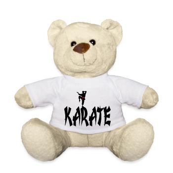 karaté - Nounours - blanc - Devant
