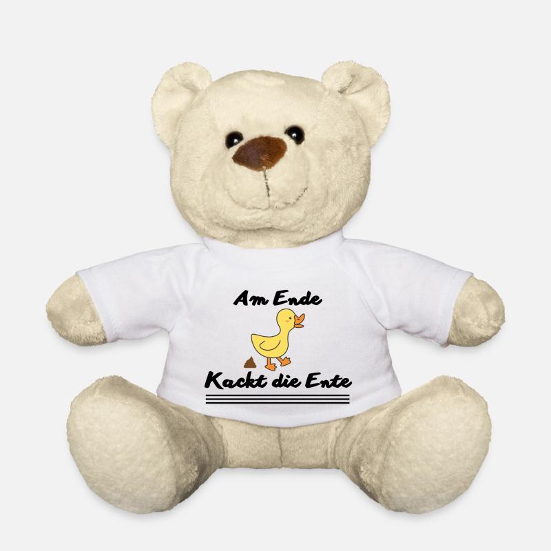 Entenkacke - Teddy - Weiß