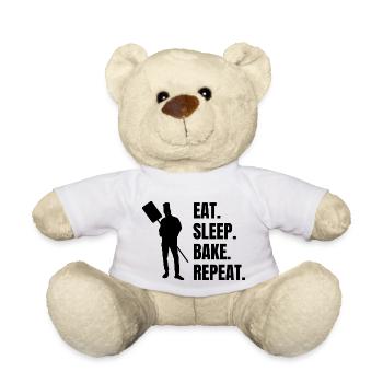Bakery Confectionery Pizza Baking Bakery Confectionery - Teddy Bear - white - Front