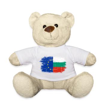 Flag Fusion EU Bulgarian Brush - Teddy Bear - white - Front