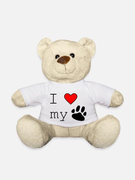 I love my dog - Teddy - Weiß