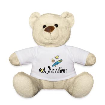 Urlaub und feiern - Teddy - Weiß - Vorne