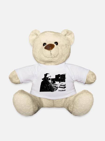 Producer Musik Studio Illustration - Teddy - Weiß