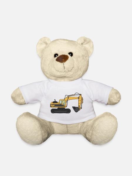 Bagger - Teddy - Weiß