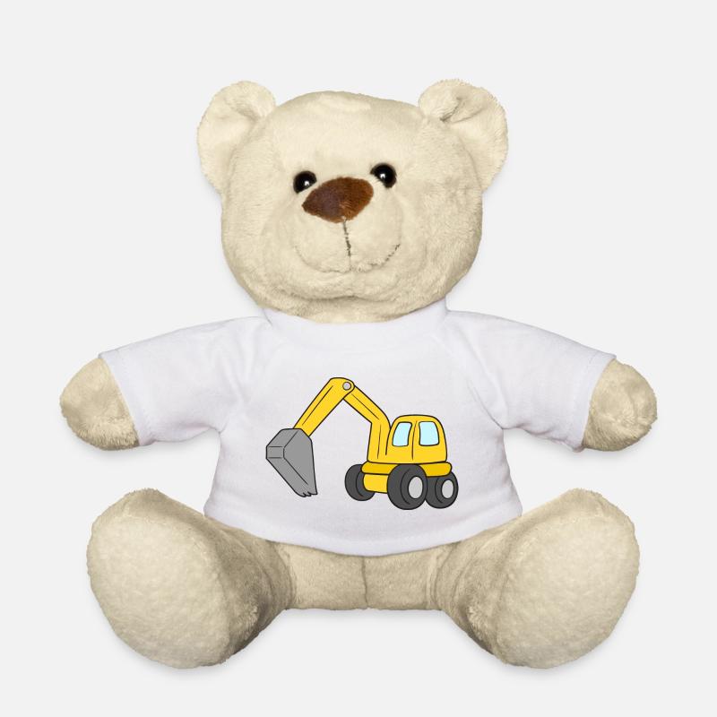Bagger - Teddy - Weiß