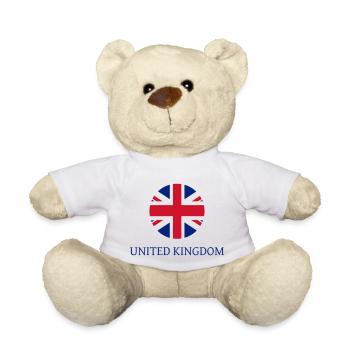 uk hemblem - Nounours - blanc - Devant