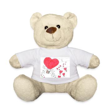 Haut les coeurs! - Nounours - blanc - Devant