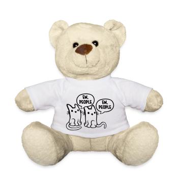 Haustier Katzen ew people - Teddy - Weiß - Vorne