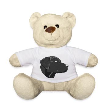 Zeichnung eines Labrador Retriever im Profil - Teddy - Weiß - Vorne