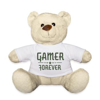 Gamer Forever New Level Update Design - Teddy - Weiß - Vorne