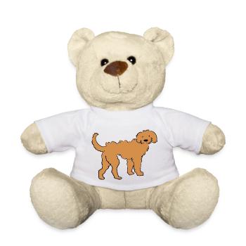 Golden Doodle - Teddy Bear - white - Front