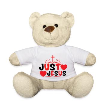 Just Jesus - Teddy - Weiß - Vorne